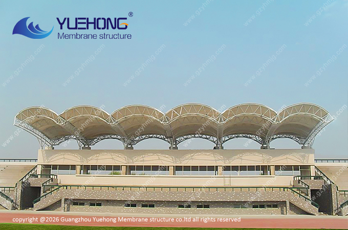 School Playground Grandstand Membrane Structure in Shandong